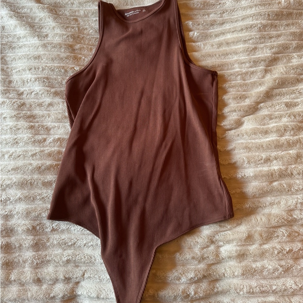 Abercrombie & Fitch Chocolate Sleeveless Top